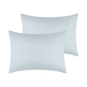 2pcs Cooling Pillowcases with Envelope Closure Easy Care Light Grey